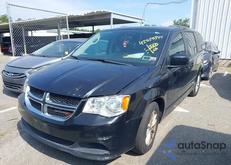 2016 Dodge Grand Caravan Sxt из США, поврежденный, VIN 2C4RDGCG8GR370805